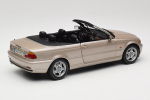 BMW 328i E46 Kabriolet Sand Beige Metallic Kyosho 1:18 80430009756 Metal — zdjęcie 4 z 9