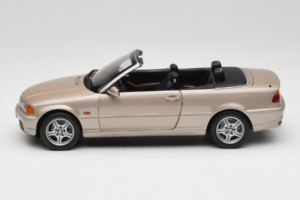 BMW 328i E46 Kabriolet Sand Beige Metallic Kyosho 1:18 80430009756 Metal — zdjęcie 5 z 9