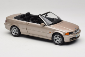 BMW 328i E46 Kabriolet Sand Beige Metallic Kyosho 1:18 80430009756 Metal — zdjęcie 7 z 9