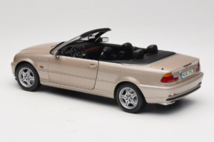 BMW 328i E46 Kabriolet Sand Beige Metallic Kyosho 1:18 80430009756 Metal — zdjęcie 8 z 9