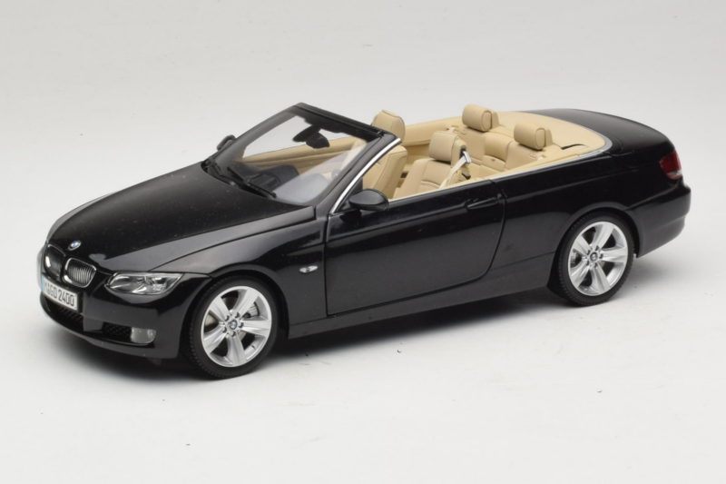 BMW 335i E93 Kabriolet Sapphire Black Kyosho 1:18 80430413375 Metal