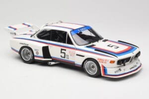 BMW 3.5 CSL E9 Gr.5 #5 K.W.M. Racing K. Miller / D. Cowart 6 Hours of Watkins Glen 1979 Minichamps 1:18 180792005 Metal — zdjęcie 6 z 8