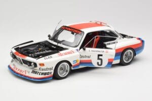 BMW 3.5 CSL E9 Gr.5 #5 S. Manhalter Winner Havirov Interseries 1977 Minichamps 1:18 180772005 Metal — zdjęcie 2 z 8