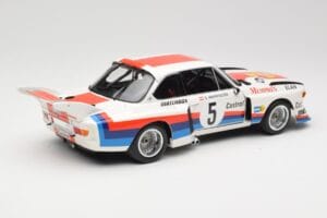 BMW 3.5 CSL E9 Gr.5 #5 S. Manhalter Winner Havirov Interseries 1977 Minichamps 1:18 180772005 Metal — zdjęcie 3 z 8