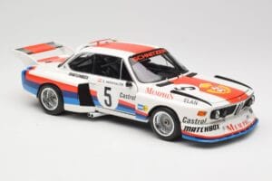 BMW 3.5 CSL E9 Gr.5 #5 S. Manhalter Winner Havirov Interseries 1977 Minichamps 1:18 180772005 Metal — zdjęcie 6 z 8