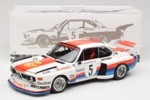 BMW 3.5 CSL E9 Gr.5 #5 S. Manhalter Winner Havirov Interseries 1977 Minichamps 1:18 180772005 Metal — zdjęcie 8 z 8