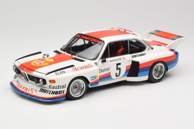 BMW 3.5 CSL E9 Gr.5 #5 S. Manhalter Winner Havirov Interseries 1977 Minichamps 1:18 180772005 Metal