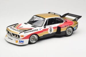 BMW 3.5 CSL E9 Hermetite #8 J. Fitzpatrick / T. Walkinshaw 1000 km Nurburgring 1976 Minichamps 1:18 155762608 Metal