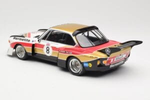 BMW 3.5 CSL E9 Hermetite #8 J. Fitzpatrick / T. Walkinshaw 1000 km Nurburgring 1976 Minichamps 1:18 155762608 Metal — zdjęcie 5 z 6
