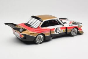 BMW 3.5 CSL E9 #45 Hermetite T. Walkinshaw / J. Fitzpatrick 24 Hours of Le Mans 1976 Minichamps 1:18 155762645 Metal — zdjęcie 2 z 6