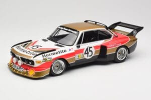 BMW 3.5 CSL E9 #45 Hermetite T. Walkinshaw / J. Fitzpatrick 24 Hours of Le Mans 1976 Minichamps 1:18 155762645 Metal