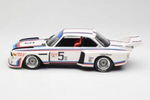 BMW 3.5 CSL E9 #5 K. Miller / D. Cowart 6 Hours of Watkins Glen 1979 Minichamps 1:18 155792605 Metal — zdjęcie 3 z 6