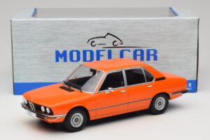 BMW 5 Series E12 Pomarańczowy MCG 1:18 MCG18540 Metal — zdjęcie 6 z 6