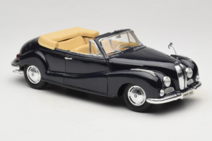 BMW 502 Kabriolet Czarny Maisto 1:18 31817 Metal — zdjęcie 6 z 8