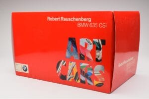 BMW 635 CSi E24 Art Car Robert Rauschenberg AUTOart 1:18 80430150924 Metal — zdjęcie 7 z 8