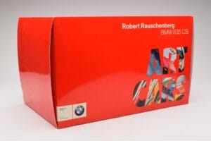 BMW 635 CSi E24 Art Car Robert Rauschenberg AUTOart 1:18 80430150924 Metal — zdjęcie 8 z 8