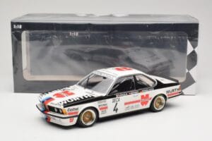 BMW 635 CSi E24 BMW Italia #4 R. Ravaglia / G. Berger 24 Hours of Spa 1984 Minichamps 1:18 155842504 Metal — zdjęcie 6 z 6