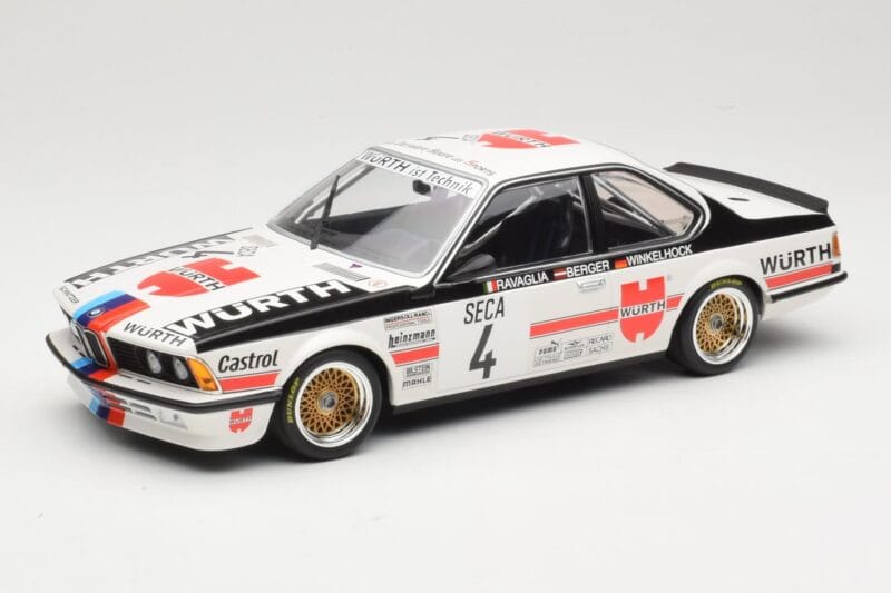 BMW 635 CSi E24 BMW Italia #4 R. Ravaglia / G. Berger 24 Hours of Spa 1984 Minichamps 1:18 155842504 Metal