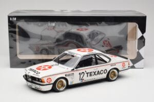BMW 635 CSi E24 #12 R. Metge / C. Ballot-Léna Bavaria Automobiles 24 Hours of Spa 1985 Minichamps 1:18 155852513 Metal — zdjęcie 6 z 6