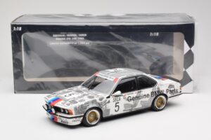 BMW 635 CSi E24 #5 R. Ravaglia Winner Spa 24 Hours 1985 Minichamps 1:18 155852505 Metal — zdjęcie 6 z 6