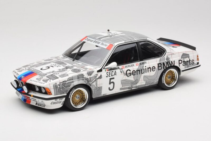 BMW 635 CSi E24 #5 R. Ravaglia Winner Spa 24 Hours 1985 Minichamps 1:18 155852505 Metal