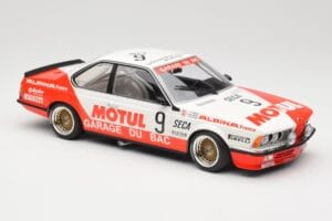 BMW 635 CSi E24 #9 Hollinger / P. Giroix Garage du Bac 24 Hours of Spa 1984 Minichamps 1:18 155842509 Metal — zdjęcie 4 z 6