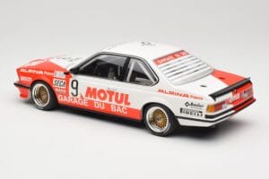 BMW 635 CSi E24 #9 Hollinger / P. Giroix Garage du Bac 24 Hours of Spa 1984 Minichamps 1:18 155842509 Metal — zdjęcie 5 z 6