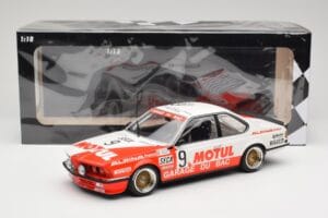 BMW 635 CSi E24 #9 Hollinger / P. Giroix Garage du Bac 24 Hours of Spa 1984 Minichamps 1:18 155842509 Metal — zdjęcie 6 z 6