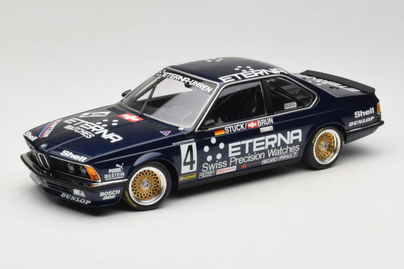 BMW 635 CSi E24 Schnitzer Eterna #4 H. Stuck / W. Brun 3rd Place Brno Grand Prix ETCC 1983 Minichamps 1:18 155832504 Metal