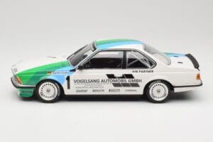 BMW 635 CSi E24 Vogelsang Automobile H. Grohs Winner Bergischer Löwe Zolder 1984 Minichamps 1:18 155842511 Metal — zdjęcie 3 z 6