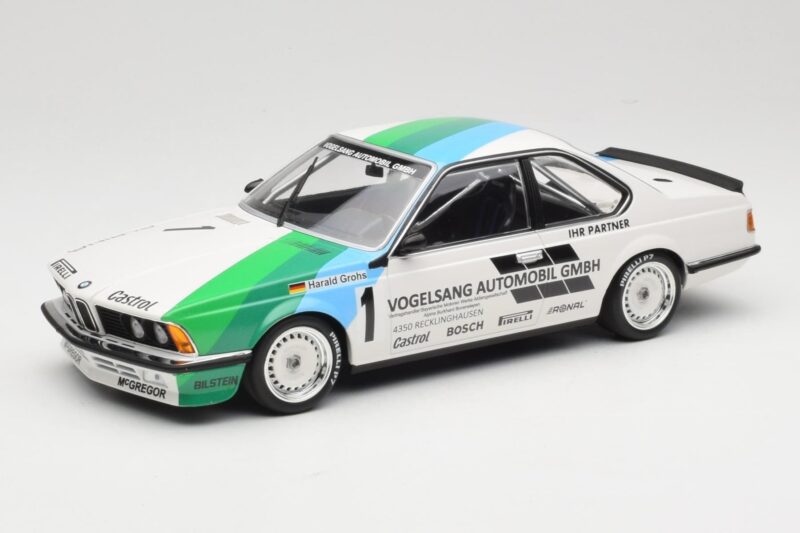 BMW 635 CSi E24 Vogelsang Automobile H. Grohs Winner Bergischer Löwe Zolder 1984 Minichamps 1:18 155842511 Metal