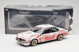 BMW 635CSi E24 Team Brun Motorsport #21 H. Grohs / T. Boutsen Spa 24 Hours 1985 Minichamps 1:18 155852521 Metal — zdjęcie 6 z 6