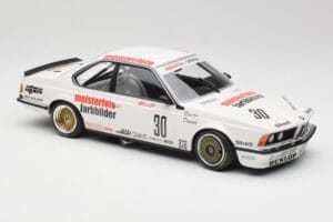 BMW 635CSi E24 Team Schnitzer Eterna #30 S. Bellof / S. Danner ETCC 1984 Minichamps 1:18 155832530 Metal — zdjęcie 4 z 6