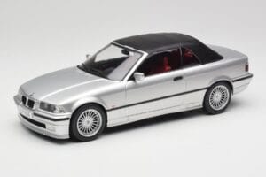 BMW Alpina B3 E36 3.2 Kabriolet Arctic Silver MCG 1:18 MCG18322 Metal — zdjęcie 2 z 8