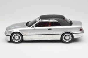 BMW Alpina B3 E36 3.2 Kabriolet Arctic Silver MCG 1:18 MCG18322 Metal — zdjęcie 4 z 8