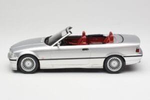 BMW Alpina B3 E36 3.2 Kabriolet Arctic Silver MCG 1:18 MCG18322 Metal — zdjęcie 5 z 8