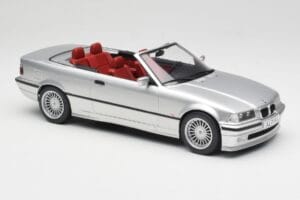 BMW Alpina B3 E36 3.2 Kabriolet Arctic Silver MCG 1:18 MCG18322 Metal — zdjęcie 6 z 8
