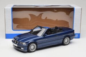 BMW Alpina B3 E36 3.2 Kabriolet Alpina Niebieski Metallic MCG 1:18 MCG18320 Metal — zdjęcie 7 z 7