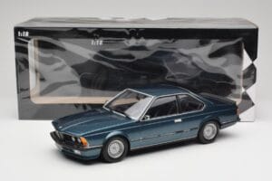 BMW 635 CSi E24 Petrol Blue Metallic Minichamps 1:18 155028108 Metal — zdjęcie 6 z 6