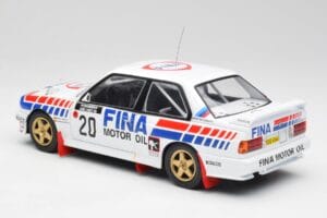 BMW E30 M3 #20 M. Duez / A. Lopes 1000 Lakes Rally 1989 IXO 1:18 18RMC132 Metal — zdjęcie 5 z 6