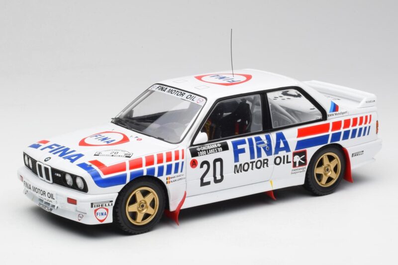 BMW E30 M3 #20 M. Duez / A. Lopes 1000 Lakes Rally 1989 IXO 1:18 18RMC132 Metal