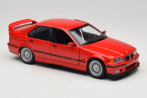 BMW 318is E36 Hellrot UT Models 1:18 180024302-R1 Metal — zdjęcie 6 z 8