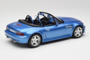 BMW Z3 E36 M Roadster Estoril Blue Bburago 1:18 3349-M1 Metal — zdjęcie 3 z 8