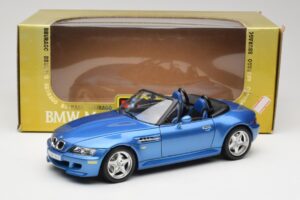 BMW Z3 E36 M Roadster Estoril Blue Bburago 1:18 3349-M1 Metal — zdjęcie 8 z 8