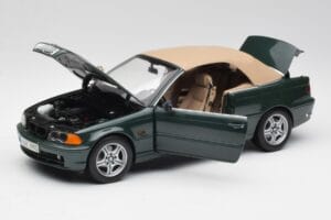BMW 3 E46 Kabriolet Zielony Kyosho 1:18 80430009757 Metal — zdjęcie 2 z 8