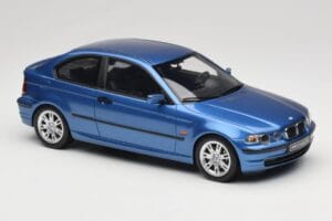 BMW 318ti E46 Compact Estoril Blue Otto 1:18 OT462 Żywica — zdjęcie 4 z 6