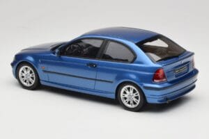 BMW 318ti E46 Compact Estoril Blue Otto 1:18 OT462 Żywica — zdjęcie 5 z 6