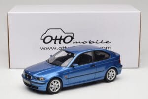 BMW 318ti E46 Compact Estoril Blue Otto 1:18 OT462 Żywica — zdjęcie 6 z 6