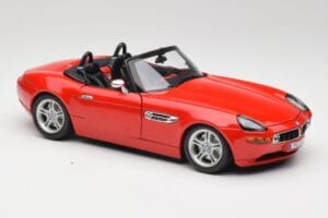 BMW Z8 E52 Czerwony Bburago 1:18 Z8001 Metal — zdjęcie 6 z 8
