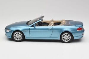 BMW 6 E64 Kabriolet Jasnoniebieski Kyosho 1:18 80430153440 Metal — zdjęcie 4 z 8